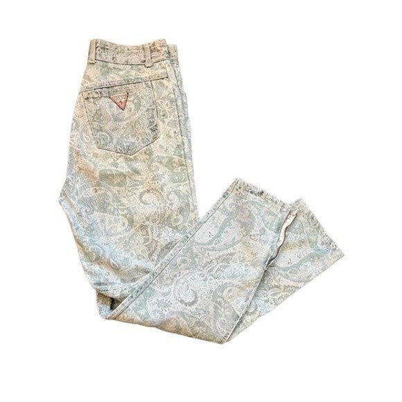 Vintage Georges Marciana for Guess Floral Denim Jeans - Picture 1 of 9
